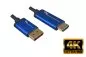 Mobile Preview: Premium Displayport 1.4 auf HDMI Kabel, 4K@60Hz, 3D, HDR, vergoldete Kontakte, schwarz, Länge 3,00m, Blister