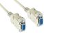 Preview: nulmodem kabel DB9 aansluiting naar DB9 aansluiting, toewijzing nulmodem, lengte 1.80m