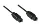 Preview: Kabel Toslink, průměr 2 mm, plastová zástrčka, černý, délka 2,00 m