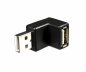 Preview: USB adapter A plug to A socket angled 90° upwards