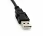 Preview: USB 2.0 mounting cable A male to A female, 50cm A female screw-on, incl. 2 screws distance 26mm