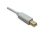 Preview: DINIC USB 2.0 HQ Kabel A auf B Stecker, 28 AWG / 2C, 26 AWG / 2C, weiß, DINIC Box mit Euroloch, Länge 5,00m