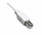 Preview: DINIC USB 2.0 Kabel A Stecker auf B Stecker, 28 AWG / 2C, 26 AWG / 2C, grau, DINIC Polybag, Länge 2m
