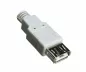 Preview: USB 2.0 Verlängerung A St. auf A Bu., UL 2725, 28 AWG/2C, 26 AWG/2C, grau, DINIC Polybag, Länge 2,00m