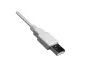 Preview: DINIC USB 2.0 Kabel A Stecker auf B Stecker, 28 AWG / 2C, 26 AWG / 2C, grau, DINIC Polybag, Länge 3,00m