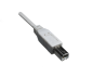 Preview: Cabo DINIC USB 2.0 ficha A para ficha B, 28 AWG / 2C, 26 AWG / 2C, cinzento, saco plástico DINIC, comprimento 3,00m
