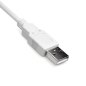 Preview: USB 2.0 Verlängerung A St. auf A Bu., UL 2725, 28 AWG/2C, 26 AWG/2C, grau, DINIC Polybag, Länge 3,00m