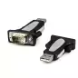 Preview: DINIC USB 2.0-omformer USB til seriell DB9, RS232-adapter inkl. 0,80 m USB-kabel