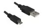Preview: Micro USB Kabel A Stecker auf micro B Stecker, schwarz, DINIC Polybag, 2,00m