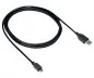 Preview: DINIC USB Cable micro B male to USB A male, black, 0,50m