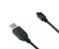 Preview: DINIC USB Cable micro B male to USB A male, black, 0,50m