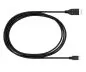 Preview: Micro USB Kabel A Stecker auf micro B Stecker, schwarz, 1,00m, DINIC Polybag