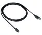 Preview: DINIC USB Cable micro B male to USB A male, black, 1,00m