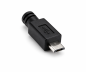 Preview: Adaptateur USB A femelle vers micro B mâle OTG, pour connexion à des appareils compatibles OTG, noir, 0,10m