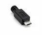 Preview: USB Adapter A Buchse auf micro B Stecker OTG, zum Anschluss an OTG kompatible Geräte, schwarz, 0,10m