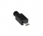 Preview: USB Adapter A Buchse auf micro B Stecker OTG, zum Anschluss an OTG kompatible Geräte, schwarz, 0,10m