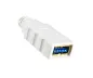 Preview: USB 3.0 extension, A plug to A socket, gold-plated contacts, white, 2.00m, polybag