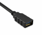 Preview: USB 3.0 Verlängerung, A Stecker auf A Buchse, vergoldete Kontakte, schwarz, 2,00m, DINIC Polybag