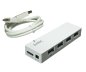 Preview: DINIC USB 3.0 4-Port HUB Plug 'n Play Buspower, incl. connection cable