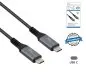 Preview: Kabel DINIC USB C 4.0, 240W PD, 40Gb/s, 1m typ C-C, hliníková zástrčka, nylonový kabel, krabička DINIC