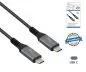 Preview: Kabel DINIC USB C 4.0, 240 W PD, 40 Gb/s, 1,5 m typ C do C, aluminiowa wtyczka, nylonowy kabel, pudełko DINIC