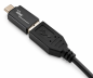 Preview: Adapter, USB C-stik til USB A-stik aluminium, space grey, DINIC-boks med eurohul