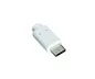 Preview: USB-C Adapter Typ C auf 3.0 A Buchse, OTG-fähig, weiß, 0,20m, DINIC Box