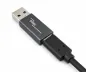 Preview: Адаптер, USB A щепсел към USB C гнездо, алуминиев, космическо сив