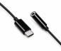 Preview: Adaptor USB-C la 3,5 mm audio (digital), cu chipset, negru, DINIC polybag, lungime 13,5 cm