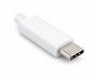 Preview: USB-C-adapter til 3,5 mm lyd (digital), med chipsæt, hvid, DINIC-polybag, længde 13,5 cm