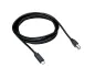 Preview: USB Kabel Typ C auf USB 2.0 B Stecker, schwarz, DINIC Polybag, 2,00m