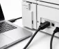 Preview: USB кабел тип C към USB 2.0 B щепсел, черен, DINIC кутия с евроотвор, 1,00 м