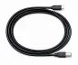 Preview: USB кабел тип C към USB 2.0 B щепсел, черен, DINIC кутия с евроотвор, 2,00 м