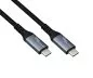 Preview: USB 3.2 HQ cable type C-C plug, supports 100W (20V/5A) charging, black, 2.00m, DINIC box