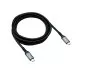 Preview: Cable USB 3.2 HQ tipo clavija C-C, negro, 0,50 m, admite carga de 100 W (20 V/5 A), 20 GBit/s, DINIC Box