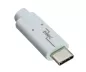 Preview: USB 3.2 Daten u. Ladekabel, Typ C-C Stecker, unterstützt 100W (20V/5A) Aufladung, weiß, DINIC Polybag, 0,50m