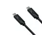 Preview: USB 3.2 Kabel Typ C auf C Stecker, bis 20 GBit/s u. 100W (20V/5A) Aufladung, 2m, Polybag