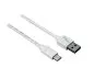 Mobile Preview: USB 3.1 Cable Type C - 3.0 A , white, PB, 1m 5Gbps, 3A charging, Polybag