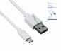 Preview: USB 3.1 cable type C - 3.0 A data and charging cable, 5Gbps, 3A charging, white, DINIC box with Euro hole, 0.5m