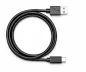 Preview: USB 3.1 кабел тип C - кабел за пренос на данни и зареждане 3.0 A, 5Gbps, 3A зареждане, черен, полиетиленов плик DINIC, 1 м