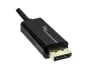 Preview: USB 3.1 Kabel Typ C Stecker auf DisplayPort Stecker, 4K*2K@60Hz, schwarz, DINIC Polybag, 2m Preview: USB 3.1 Kabel Typ C Stecker auf DisplayPort Stecker, 4K*2K@60Hz, schwarz, DINIC Polybag, 2m
