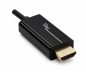 Preview: USB 3.1 kabel s konektorjem tipa C na HDMI, 4K2K@60Hz, HDCP, HDR, DP-ALT, črn, DINIC Polybag, dolžina 2,00 m