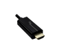 Preview: USB 3.1 Kabel Typ C Stecker auf HDMI, 4K2K@60Hz, HDCP, HDR, DP-ALT, schwarz, 2,00m, DINIC Box mit Euroloch