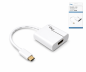 Preview: Adaptador de conector USB tipo C a toma HDMI, 4K*2K@60Hz, HDR, blanco, caja DINIC con euroagujero