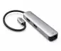 Preview: USB-C 5-in-1 Adapter, HDMI 4K/60Hz, RJ45 3x USB-A (5G), Aluminium, silber, DINIC Box mit Euroloch
