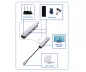 Preview: USB-C 5-in-1 docking station, HDMI 4K/60Hz, RJ45, 3x USB-A (5G), aluminium, silver