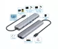 Preview: USB-C 9-in-1 adapter, HDMI 4K/60Hz, 3,5mm audio 2x USB-A, USB-C laad PD, USB-C data, SD/TF, RJ45, DINIC Box Preview: USB-C 9-in-1 adapter, HDMI 4K/60Hz, 3,5mm audio 2x USB-A, USB-C laad PD, USB-C data, SD/TF, RJ45, DINIC Box