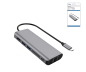 Preview: USB-C til 2x USB 3.0, HDMI, RJ45, SD, USB-C SD-kortlæser, 1x USB-C data + PD 100 W