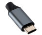Preview: Adapter USB C pistik/RJ45 Gbit LAN pistikupesa, 10/100/1000 Mbps automaatse tuvastamisega, ruumiline hall, DINIC karp koos Euro-auguga, pikkus 0,20m.