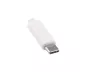 Preview: Adapter USB C Stecker / RJ45 Gbit LAN, 10/100/1000 Mbps mit Auto-Erkennung, weiß, DINIC Box mit Euroloch, Länge 0,20m